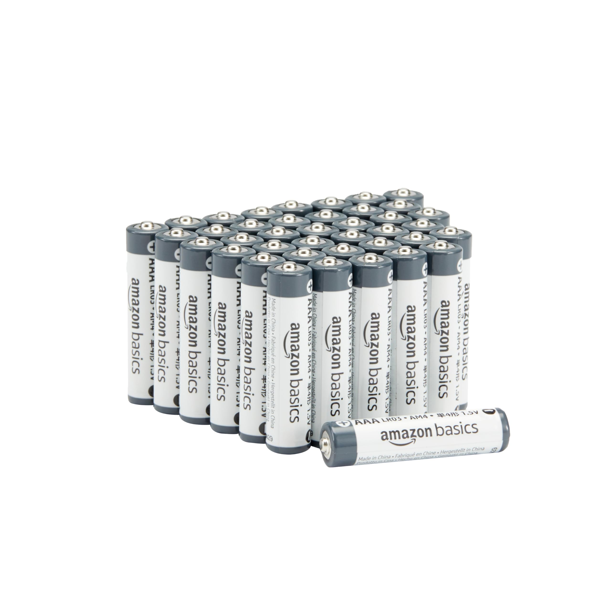 Amazon Basics Pilas Alcalinas AAA (Pack de 40)