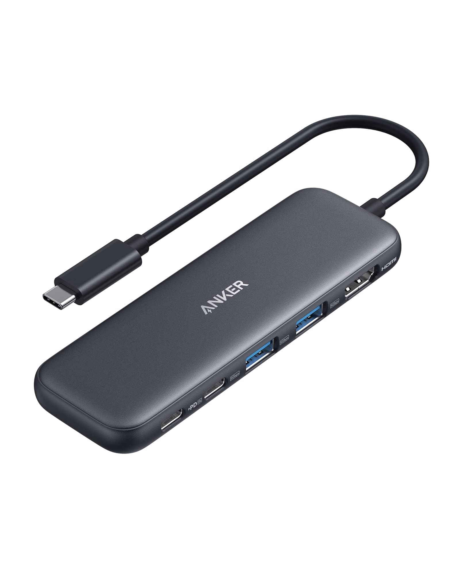 Anker 332 Hub USB C 5 en 1 con HDMI 4K y 2 Puertos USB-A