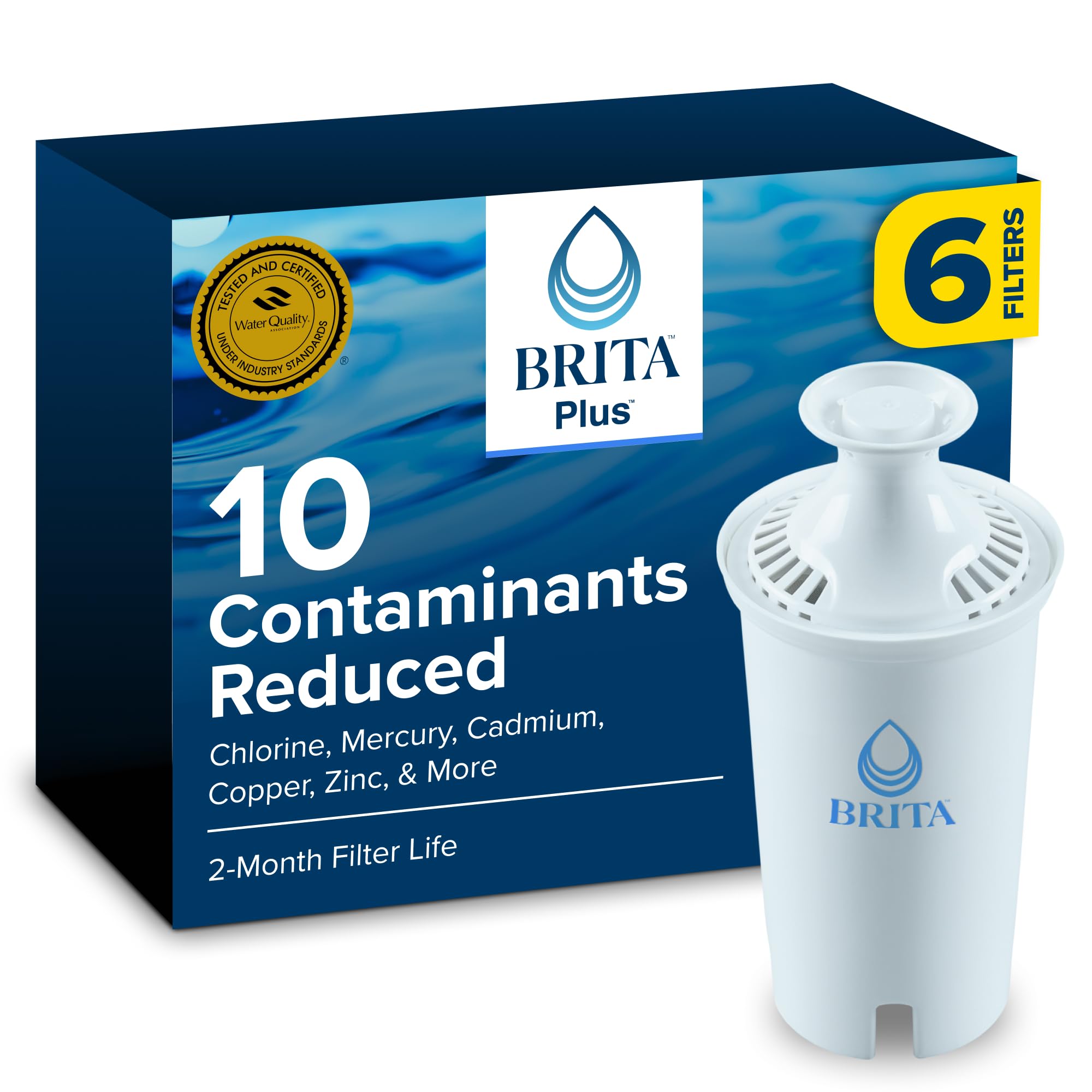 BRITA OB08 Plus Filtros AMZ, plástico, azul