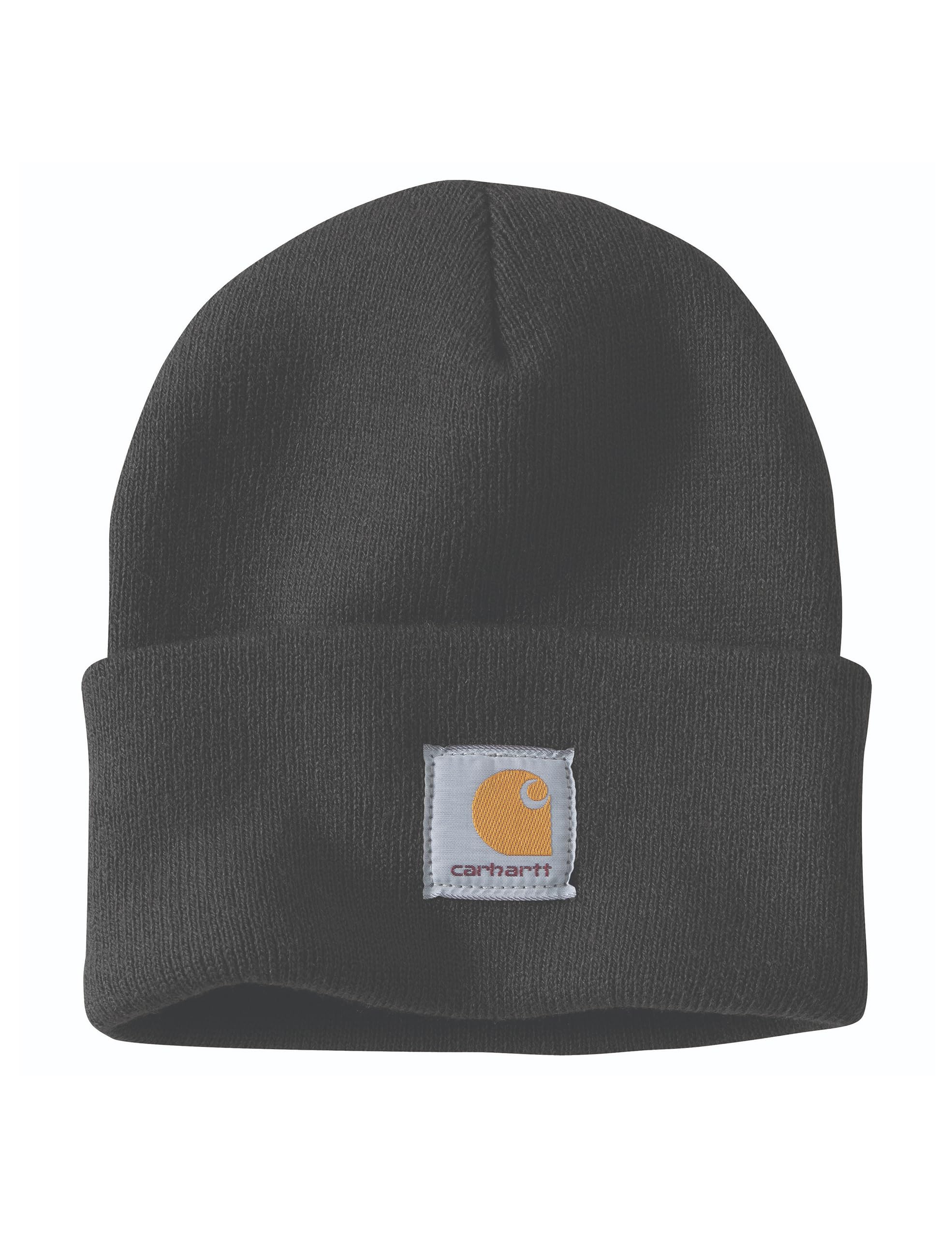 Carhartt Knit Cuffed Beanie, Gorro de punto, Unisex adulto, Negro, Talla única