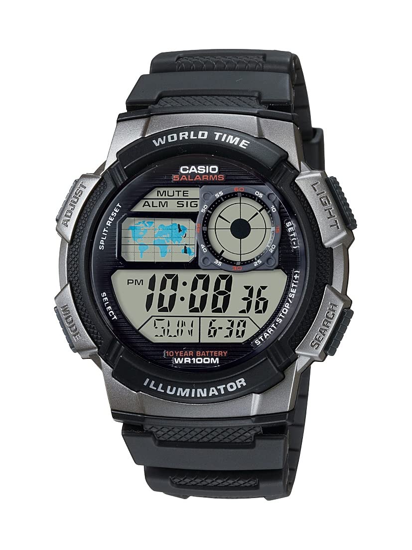 CASIO AE-1000W 1BVDF Digital - Reloj, Hombre, Color Negro