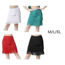 Falda de baile latino de moda, ropa de competición suave transpirable niña ropa de baile