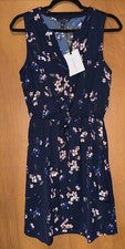 ¡Nuevo! Vestido 41 Hawthorn Claira Floral Sin Mangas Talla Pequeña Oficina Otoño Informal