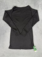 Nuevo Vestido Halara Mujer Mediano Negro Manga Larga Línea A Elastizado Midi