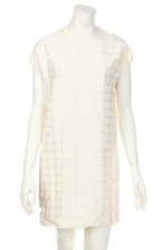 TIZIANA PAVONCELLI Dress Clean Chic Silk I 40 = D 34 créme NEW