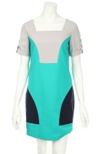 Vestido WHO*S WHO Bloqueo de Color I 42 = D 36 Multicolor NUEVO