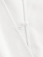 Elegante Vestido Mujer Sin Mangas con Cinturón Blanco