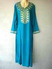 Maxivestido Abaya caftán árabe Takschita vestido oriental Jellabiya Jellaba Djelaba