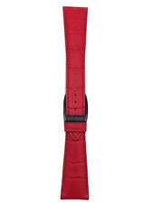 Cinturino Originale Locman 22/23mm Pelle Rossa Con Fibbia Scontatissimo Nuovo