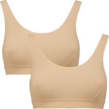 Erwin Müller Mujer Bustier Pack de 2 Single Jersey