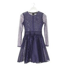 Vestido de cóctel Maje negro morado 34/1 nuevo