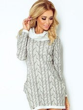 Vestido para mujer de Numoco, gris