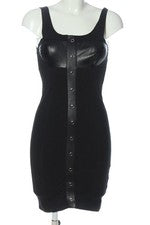Monki Minikleid Damen Sommerkleid Schwarz Größe 34 Casual Minimalistisch