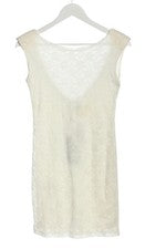 xtsy Vestido Encaje Mujer Elegante Blanco Talla 36 Nuevo con Etiqueta