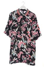 Vestido informal mujer Eksept manga larga estampado floral viscosa negro 38
