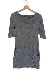 Ragwear vestidos manga larga gris claro talla 34