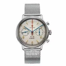 🔝 Red Star 1963 Cronografo Militare Aviazione Cinese Quarzo Vintage Orologio⌚