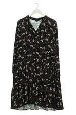 Kate Storm Damen Freizeitkleid Blumenmuster Langarm Viskose Blau 38