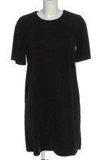 Yessica Sommerkleid Damen Kurzarm Kleid Schwarz Größe 38 Casual Klassisch