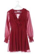 NA-KD Vestidos Manga Larga Rojo Carmín Talla 34
