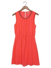 Vestido de cóctel ONLY rojo talla 36 elegante poliéster mujer