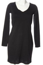 Vestido casual mujer manga larga Amisu negro talla 34 casual minimalista