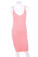 H&M Vestido Tejido DIVIDIDO D 34 Rosa Claro NUEVO