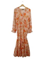 Maxivestido mujer Noémi Kent estampado floral manga larga rosa talla M