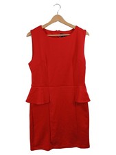 Vestido de cóctel para mujer AX Paris vestido midi rojo talla 40 vestido lápiz elegante