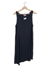 Vestido de tirantes Beach Time para mujer vestido informal vestido midi liso negro talla M 38