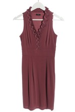 Vestido de cóctel Esprit rosa talla 36 mini elegante escote en V poliéster