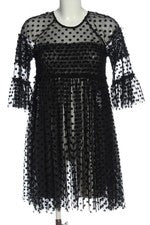 Vestido túnica H&M negro talla 36 elegante