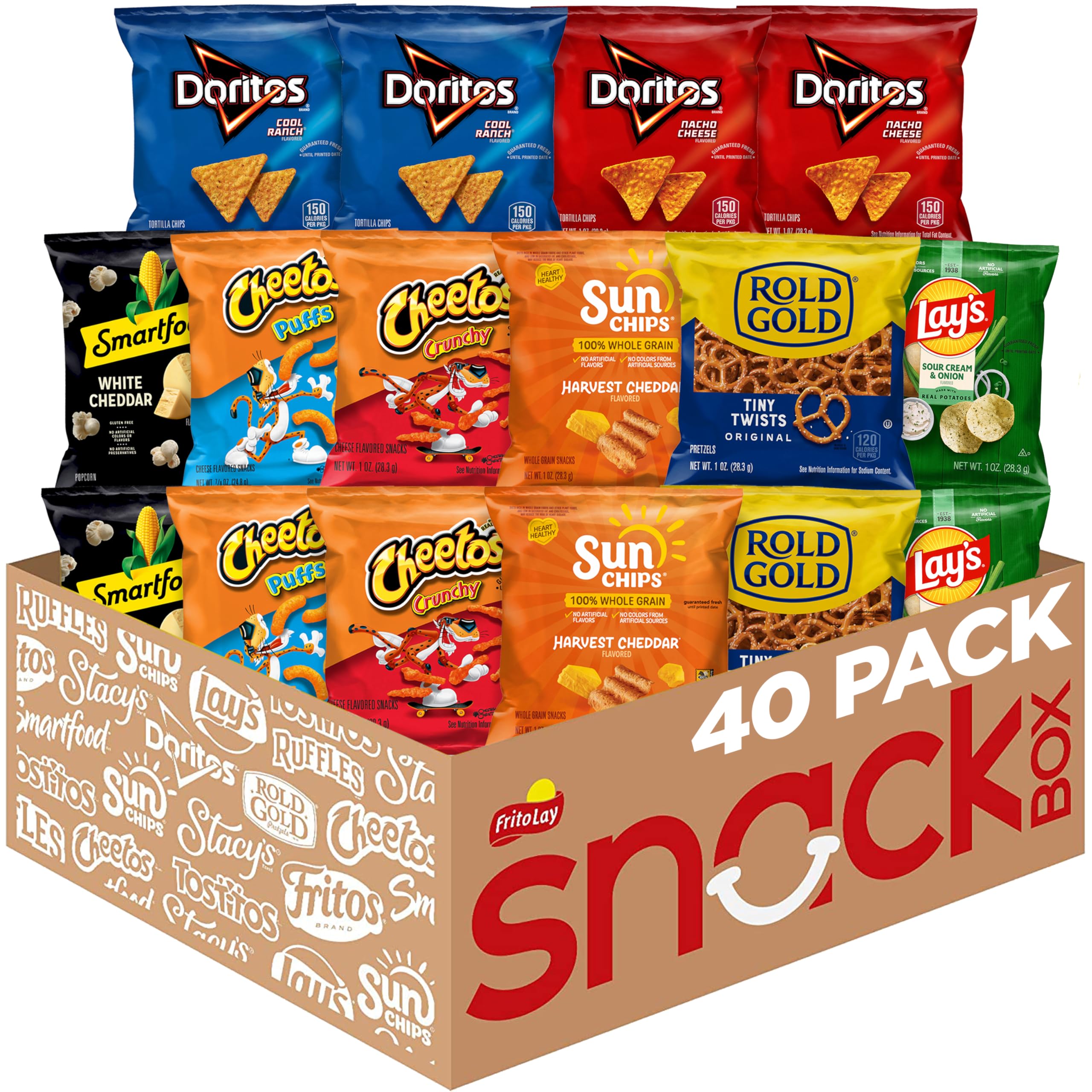 Frito-Lay Fun Times Mix Paquete variado, 40 unidades