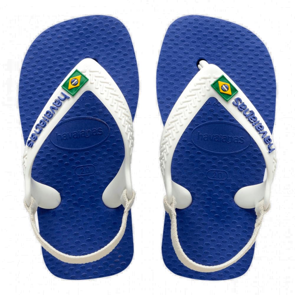 Havaianas Baby Brasil Logo II FlipFlop Unisex niños Marine Blue 25 EU