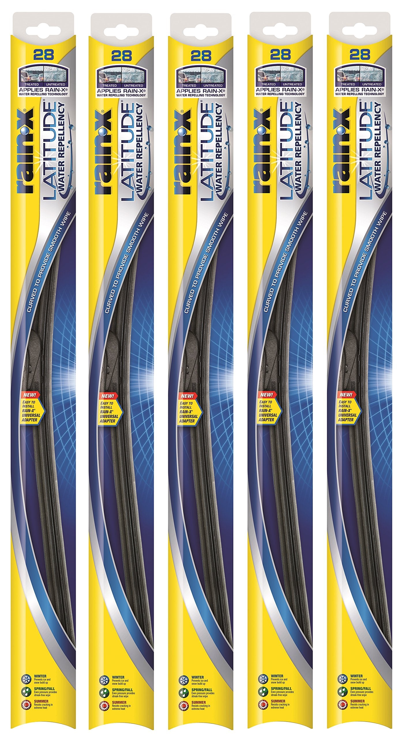 Limpiaparabrisas 2 en 1 repelente de agua 5079276-2-5PK Latitude de Rain-X