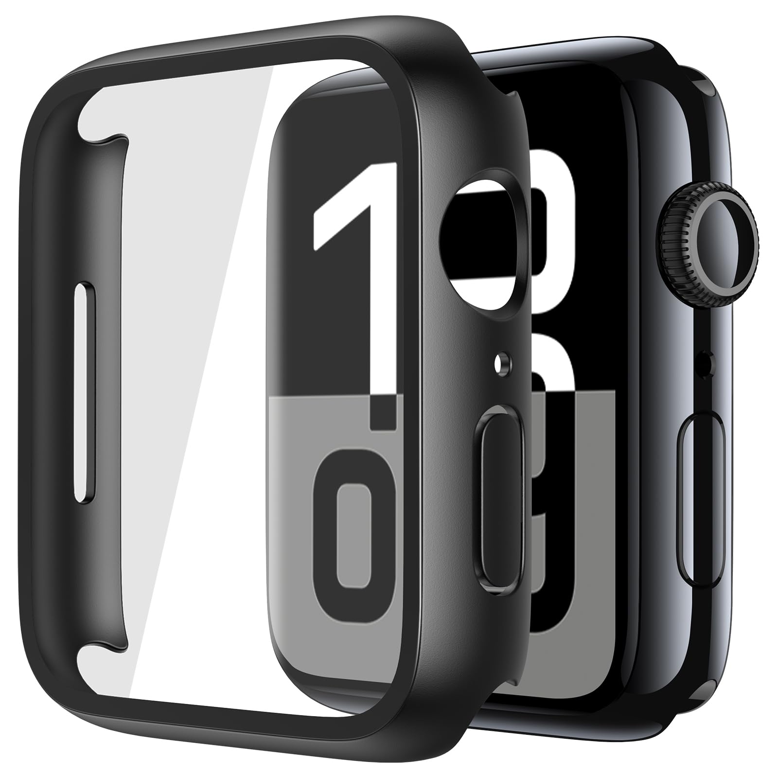 Misxi Funda con protector de pantalla para Apple Watch Series 11/10 de 46 mm
