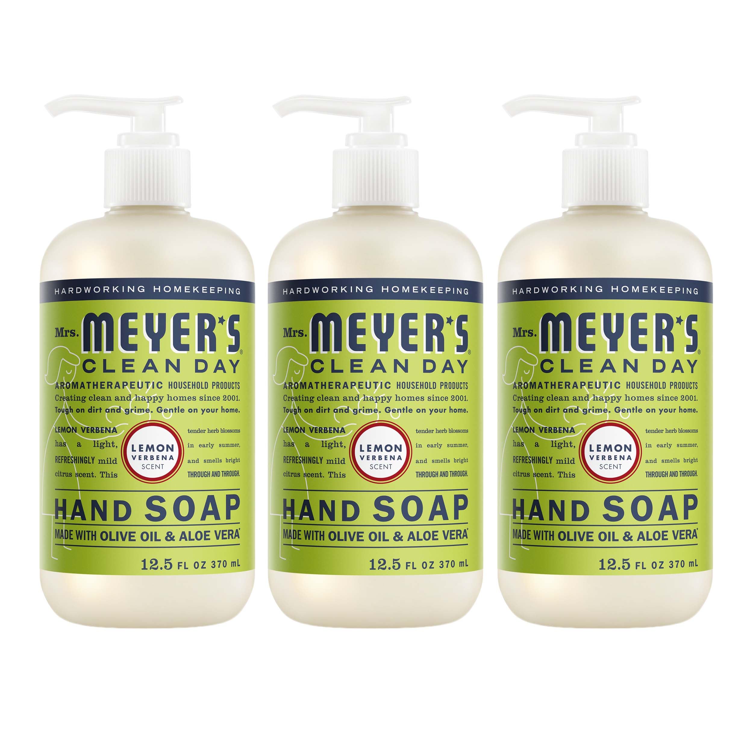 Mrs. Meyer S Clean Day Hand Soap Liquid, Apple, 12.5-fluid Ounce Bottle Pack Of of