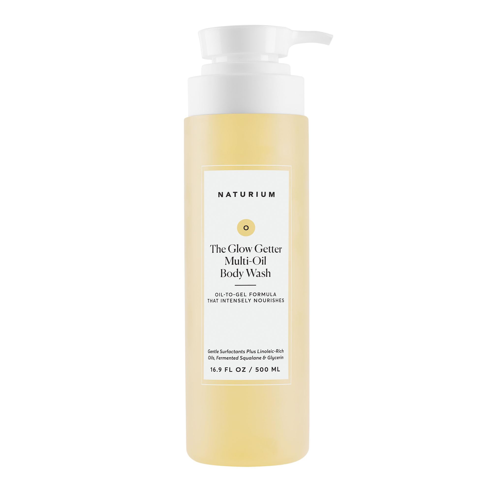 Naturium The Glow Getter Multi-Oil Hydrating Body Wash - Limpiador suave, 500 ml