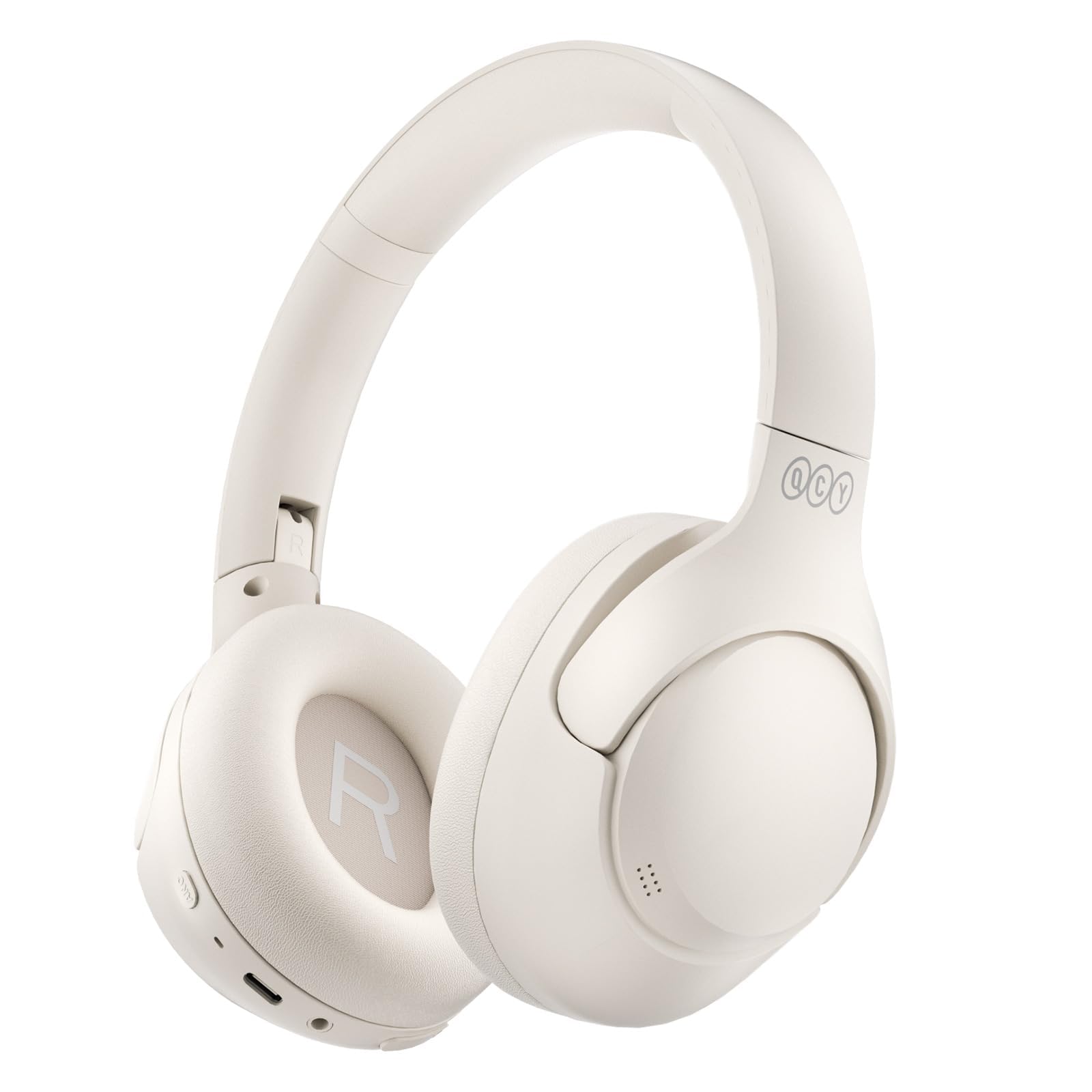 QCY H3 Auriculares Inalámbricos Bluetooth 5.4 Cancelación de Ruido Activa HÃbrida, Hi-Res Audio, 60 Horas de Reproducción, Plegables Cascos Inalámbricos Compatible con iOS/Android
