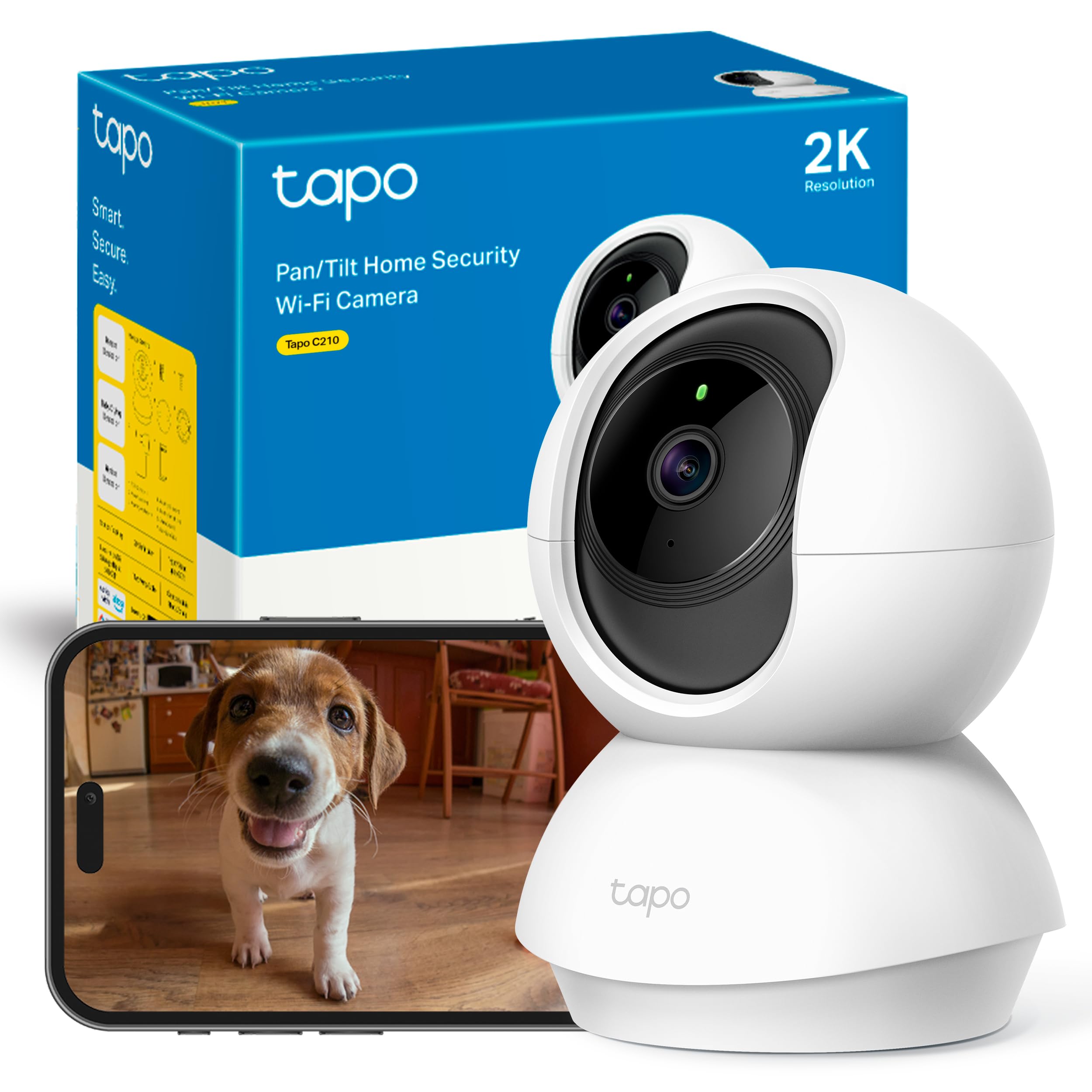 Tapo C210 Cámara IP WiFi 360° 2K con Alexa