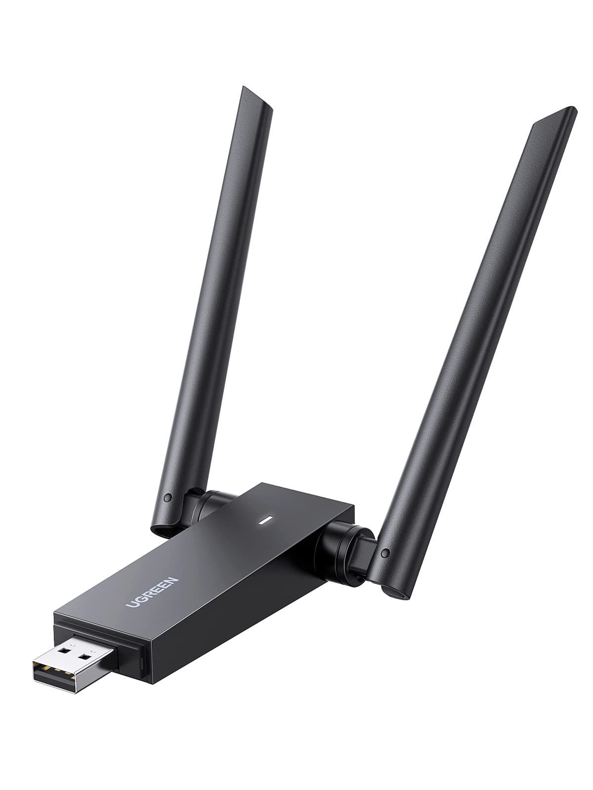 UGREEN Adaptador WiFi USB AC1300Mbps Dongle Dual Antena WiFi Dongle USB 3.0 Dual Band 5GHz/2.4GHz Adaptador Red Inalámbrico Pincho WiFi para PC Compatible con Windows 11 10 8 7 Mac OS Linux