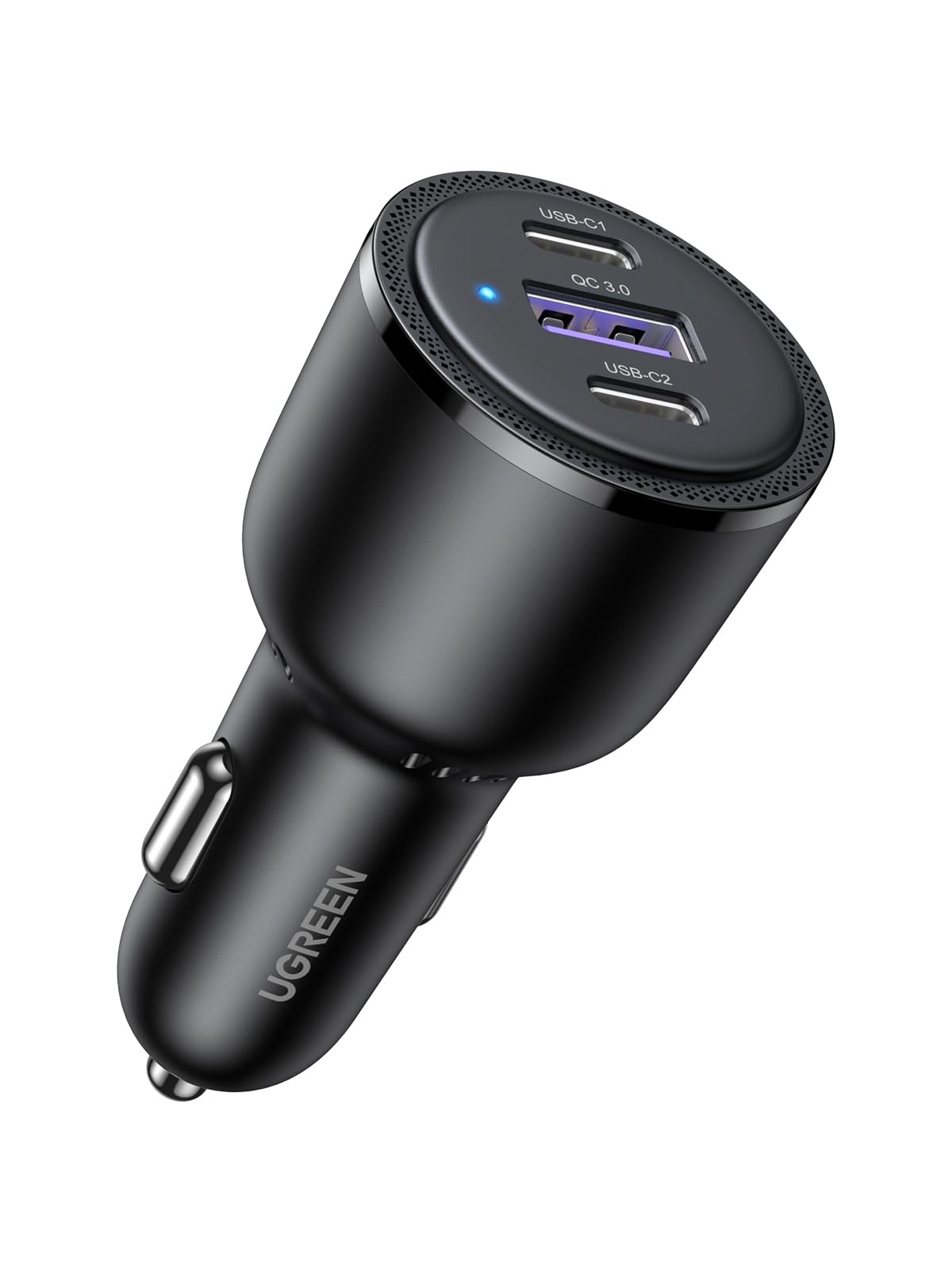 UGREEN - Cargador de Coche USB C rápido PD QC 3.0, 69 W, Cargador para Encendedor de Cigarrillos, USB C, 65 W, 45 W, 30 W, Compatible con MacBook Pro Air iPad Pro Steam Deck iPhone 15 Pro MAX 14 13