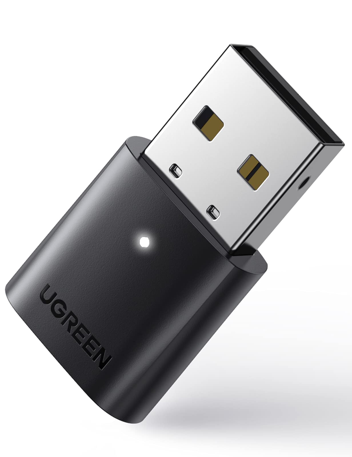 UGREEN USB Bluetooth 5.0 Adaptador diseñado para PC Portátil Windows 11 10 8.1 7, A2DP Dongle con Conectar a Mando Auricular Teclado Ratón Altavoz Móvil(Negro)